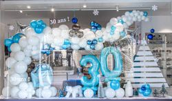 Vitrine - Guirlande organique